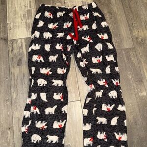 polar bear pajama pants